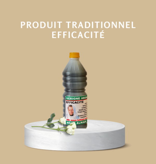 produit traditionnel efficacité produit naturel en bouteille qui procure de l'efficacité